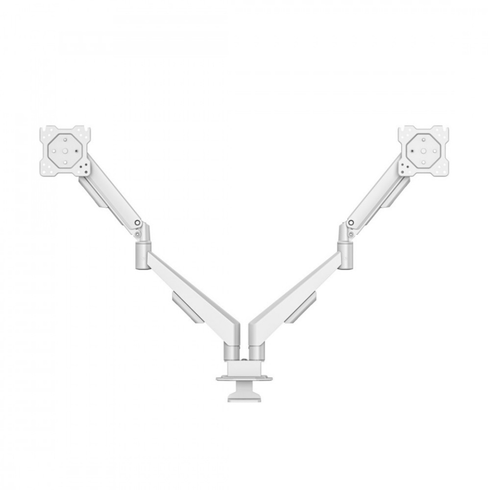 Hama Monitor moint gas spring 2 arms 13-35 inches valge