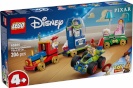 LEGO klotsid 43264 Disney Pixar Partyzug und das Auto RC aus Toy Story