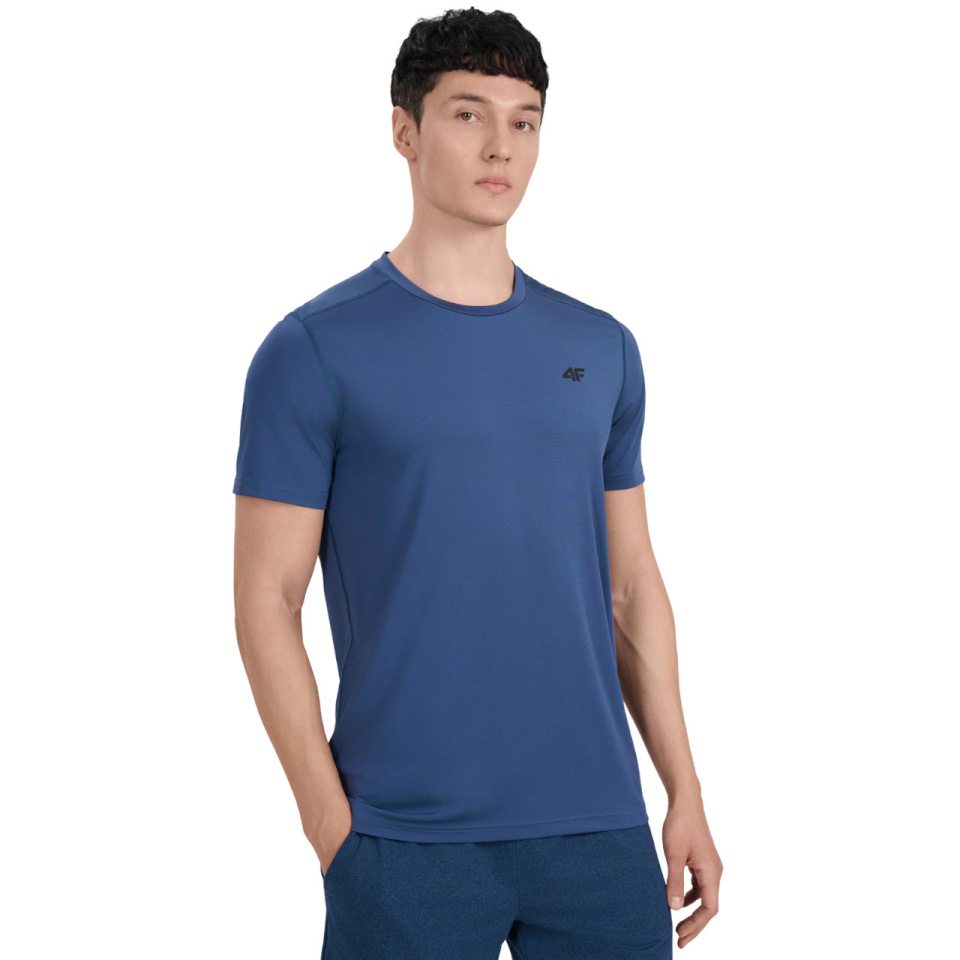 4F T-särk meestele Fnk M1521 Denim 4FWAW25TFTSM1521 32S suurus L