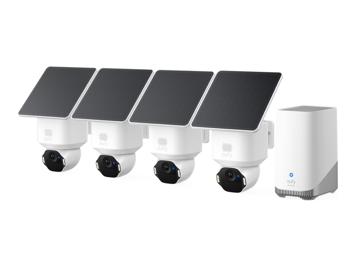 Anker Eufy turvakaamera Anker Eufy SoloCam E42 4-Cam Kit (HomeBase 3) | 8 MP | F/1.6 | IP65 | Micro SD, Max. 128 GB