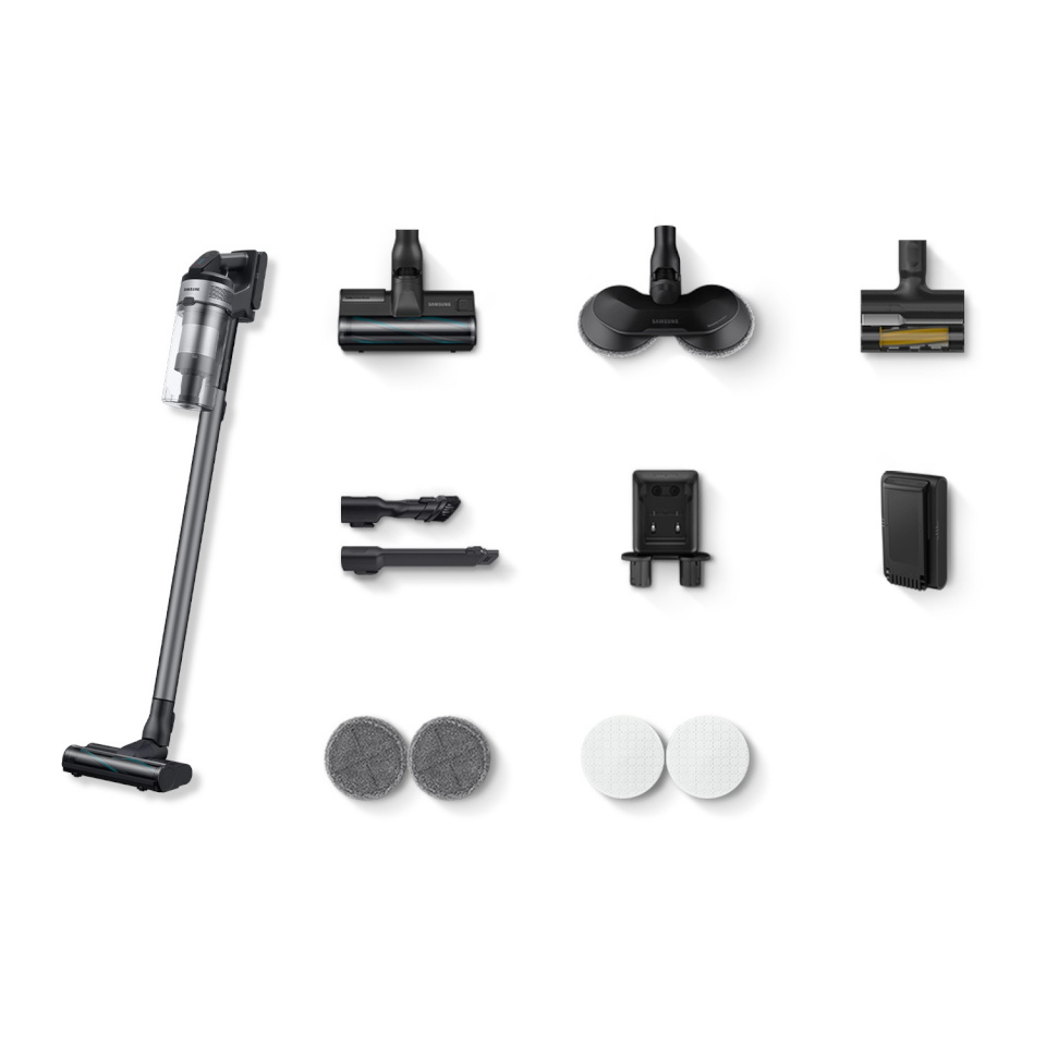 Samsung tolmuimeja VS20B75ADR5 Stick vacuum AC Dry HEPA Bagless 0,8 L 550W must, hall