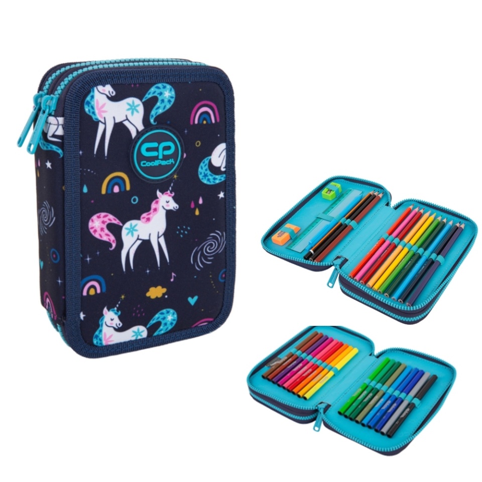 Coolpack pinal, täidetud, 2 lukuga - Jumper 2 Ükssarvik