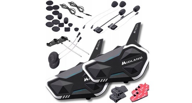 MIDLAND kõrvaklapid Motorbike Intercom R1 MESH TWIN