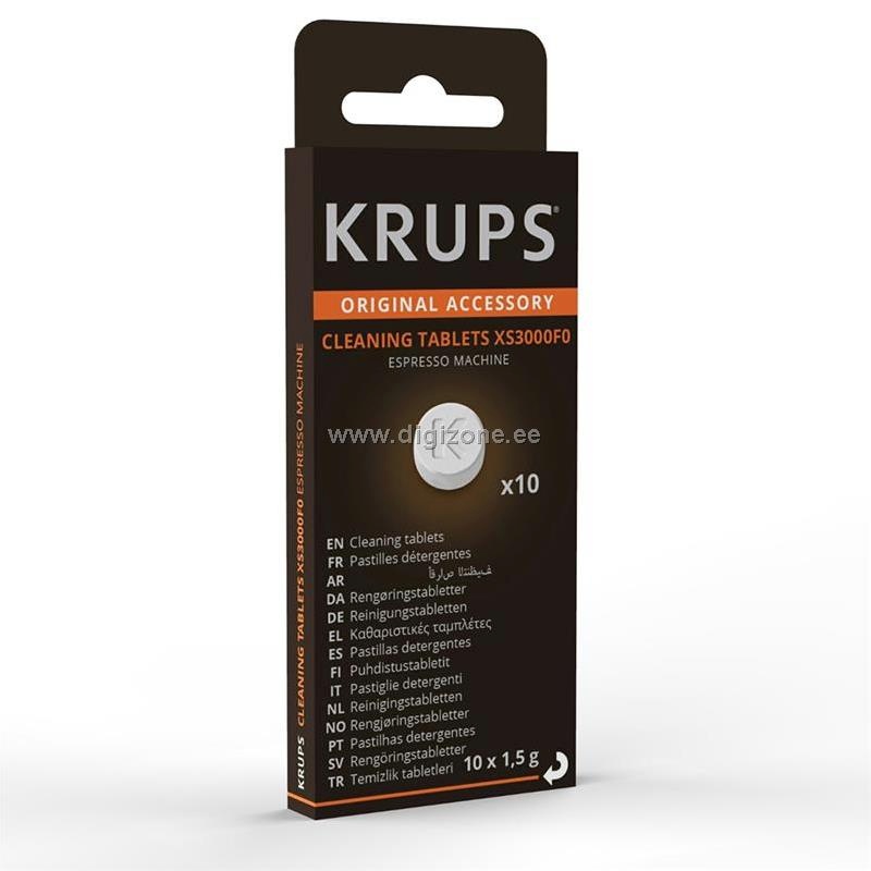 Krups puhastustabletid espressomasinale, 10tk