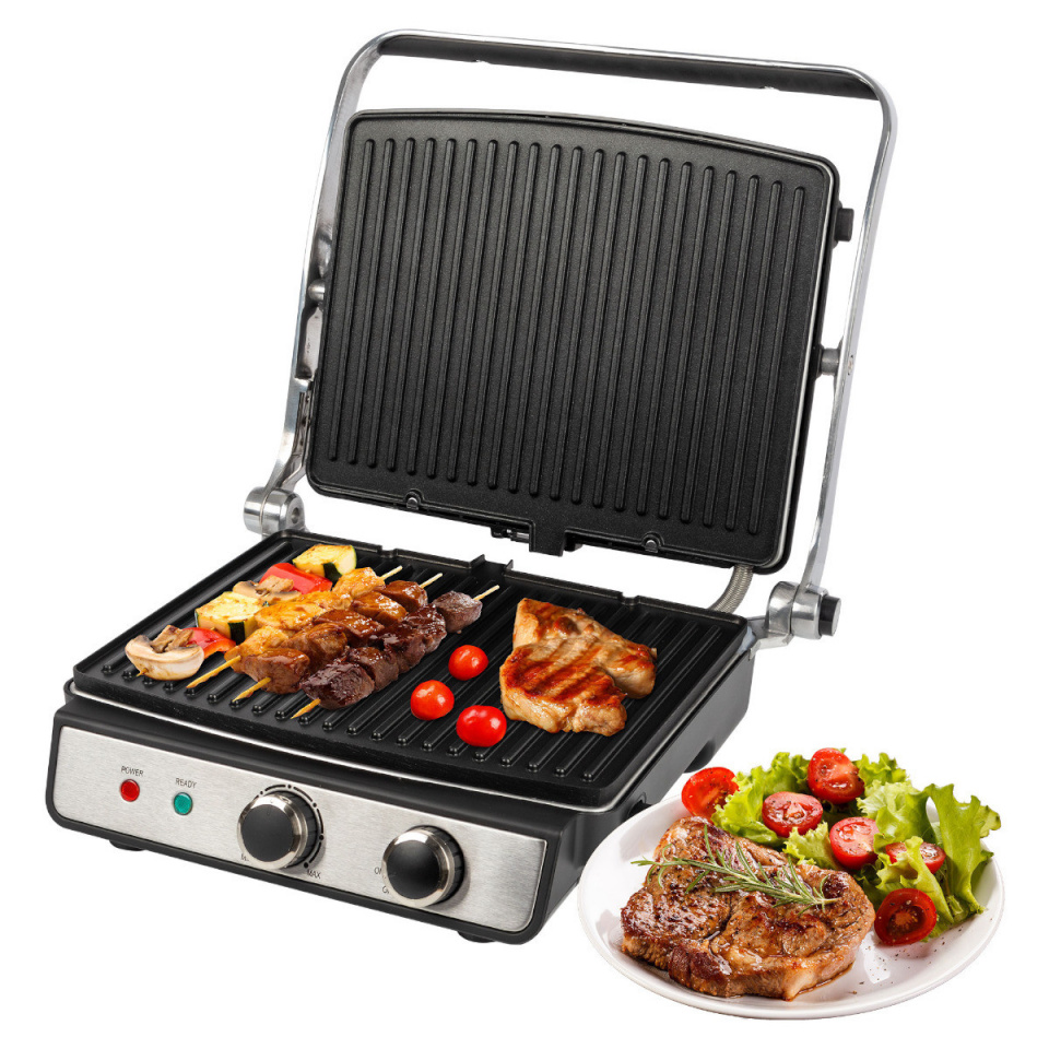 ProfiCook kontaktgrill PCKG1264 Contact Grill, hõbedane/must