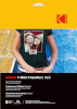 Kodak siirdepaber T-Shirt Transfers Dark A4 5 lehte