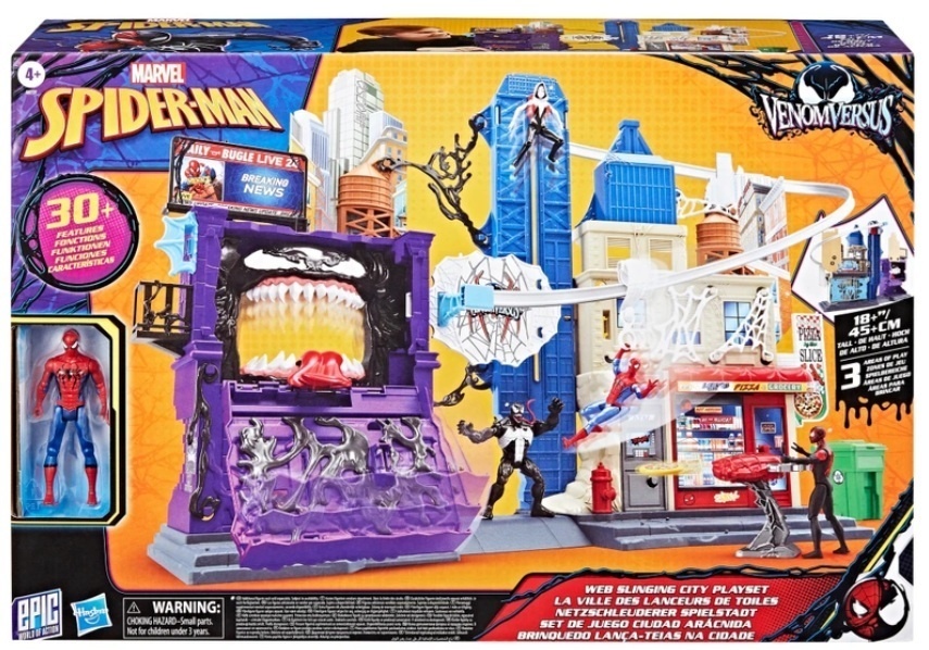 Hasbro mängukomplekt Spider-Man Venom vs. Web City Showdown,