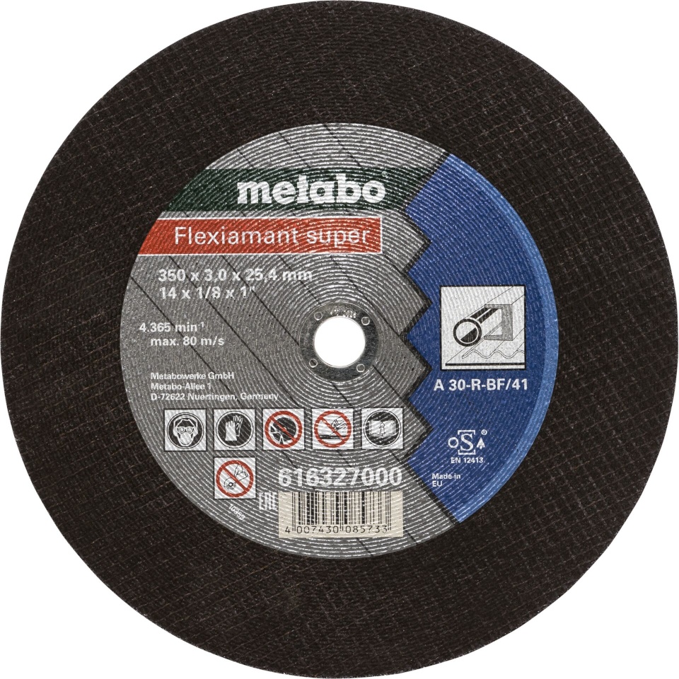 Metabo lõikeketas Flexiamant super 350x3,0x 25,4 steel