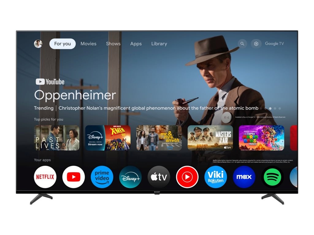 Sharp televiisor 70GL4260E | 70" | Smart TV | Google TV | 4K Ultra HD