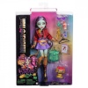 Mattel mängunukk Doll Monster HighJinafire Long with animal