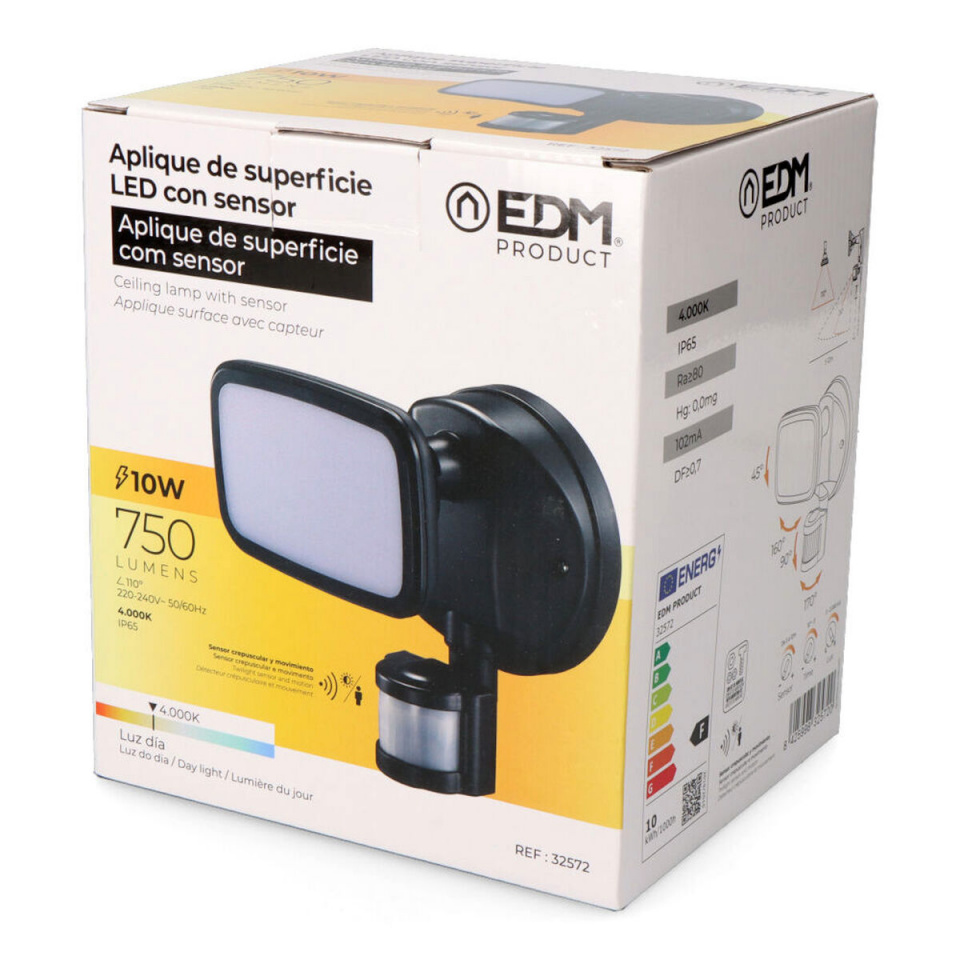 EDM Product LED spotlight EDM 32572 must F 10 W 750 Lm (4000 K)