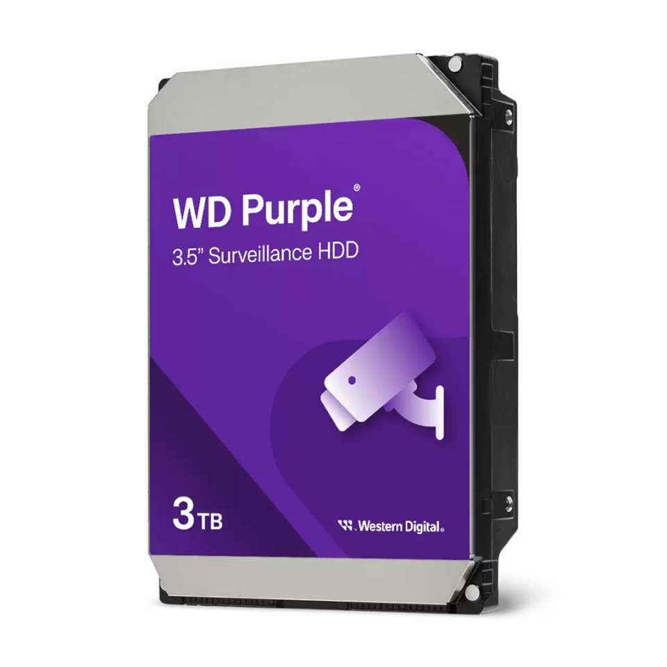 WD Dysk HDD Purple WD34PURZ (3 TB ; 3.5"; 256 MB; 5400 obr/min)