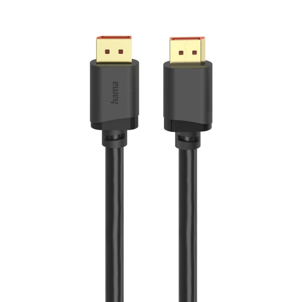 Hama kaabel DisplayPort Cable, 16K UHD, 2m, must