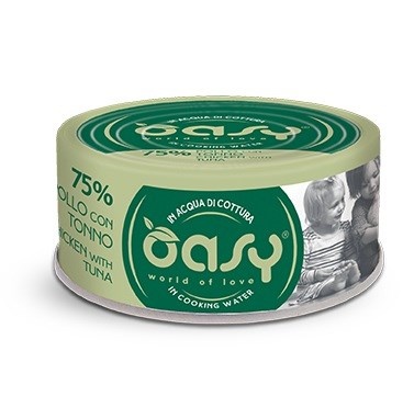Oasy kassitoit More Love Chicken with Tuna, 70g
