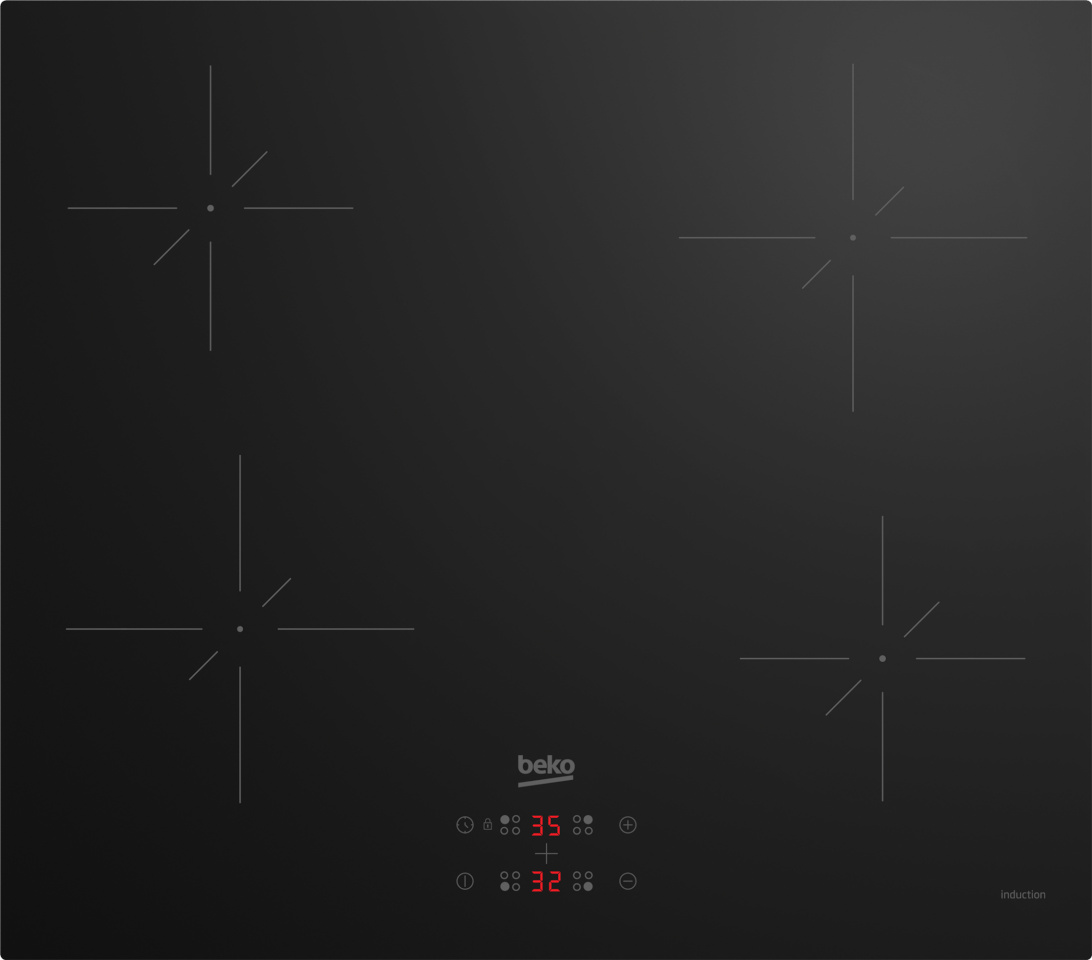 Beko pliidiplaat HII64401QT Built-In Induction Hob, 60cm, must