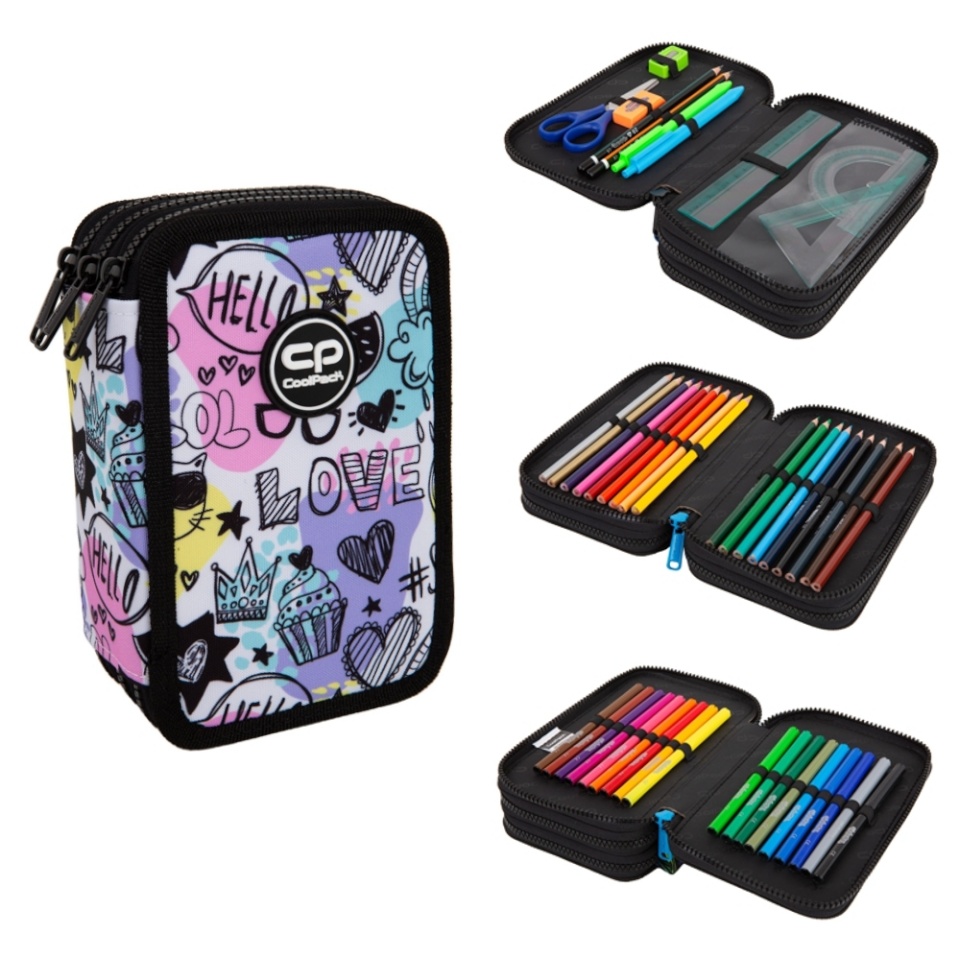 Coolpack pinal, täidetud, 3 lukuga - Jumper 3 Mood