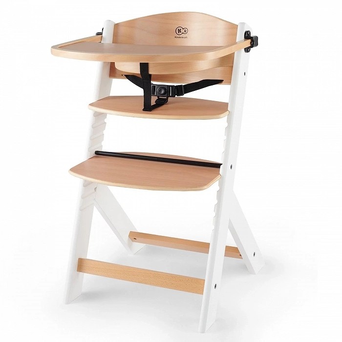 Kinderkraft ENOCK highchair wooden/valge