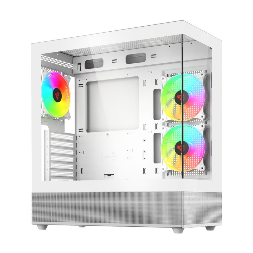 Savio korpus PC Case SIGMA X1 valge
