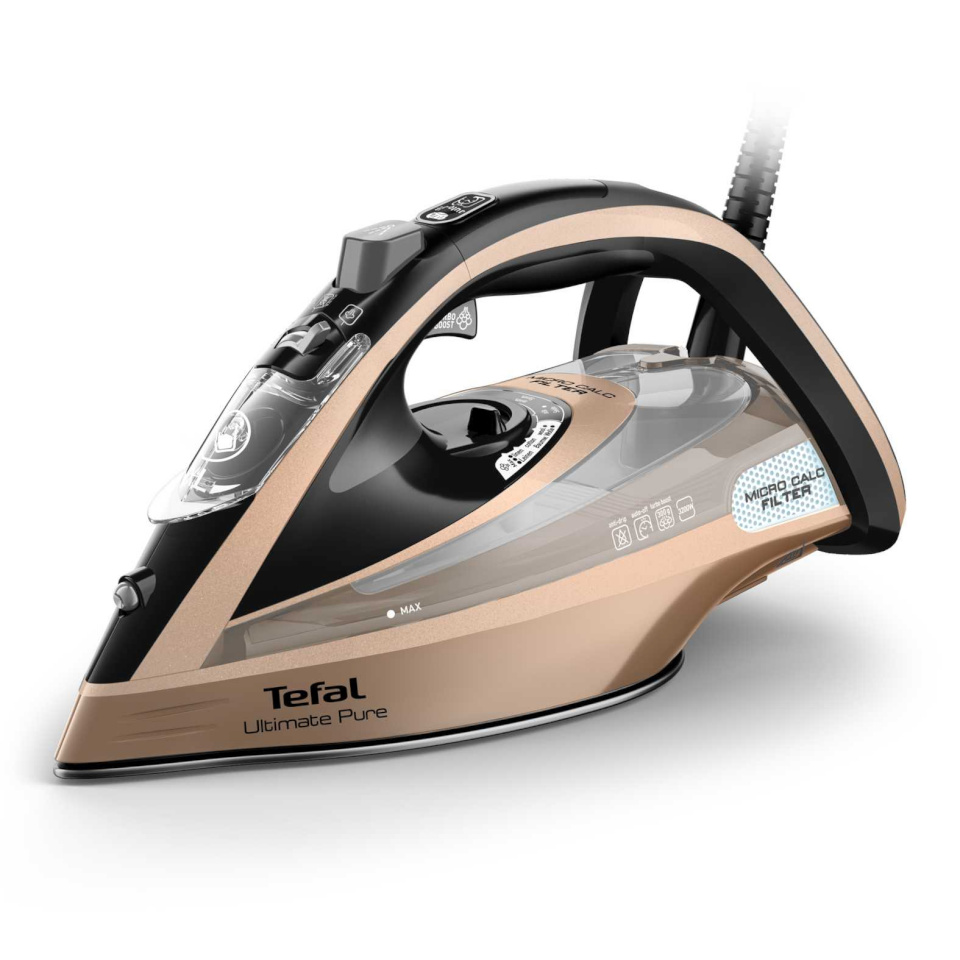 Tefal triikraud FV9852E0 Ultimate Pure Dry & Steam Iron, kuldne