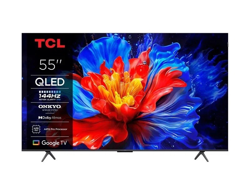 TCL televiisor P81K 55P81K TV 139,7 cm (55") 4K Ultra HD Smart TV Wi-Fi Metallic 350 cd/m²