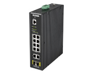 D-Link switch DIS-200G-12PS L2 Managed Industrial with 10 10/100/1000Base-T and 2 1000Base-X SFP ports DIS-200G-12PS