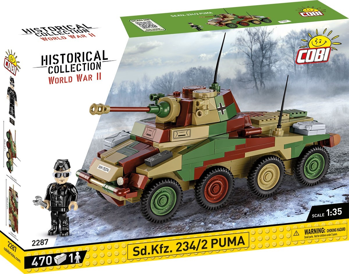 Cobi klotsid Bricks Sd.Kfz. 234/2 Puma