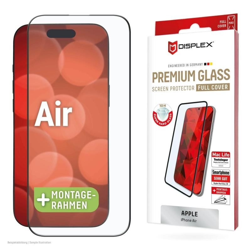 Displex kaitseklaas Apple iPhone Air Premium Screen Glass Full Cover By Transparent