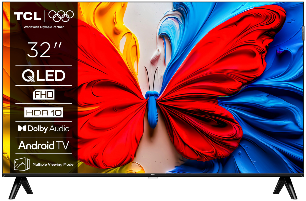 Tcl televiisor TCL QLED TV | 32S5K | 32 | Smart TV | Android TV | Full HD | must