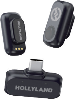 Hollylandi juhtmevaba mikrofon LARK A1 Mini Duo koos USB-C RX-ga