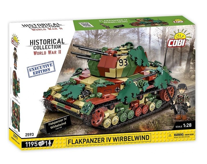 Cobi klotsid Flakpanzer IV Wirbelwind 1195 Elements