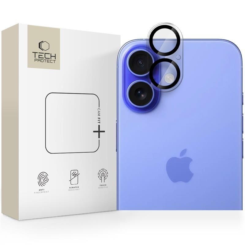 OSŁONA APARATU Tech-Protect CAM FIT+ iPhone 16 / 16 PLUS CLEAR