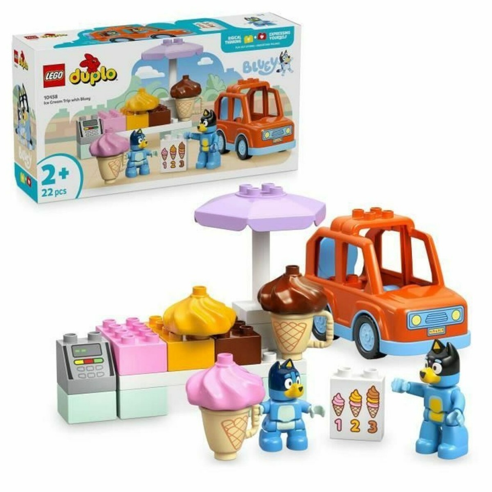Lego klotsid konstruktor Duplo 10458 Ice Cream Trip with Bluey 22-osaline
