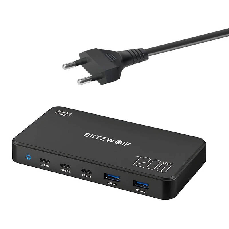 BlitzWolf Charging Station BW-i100 5in1 120W
