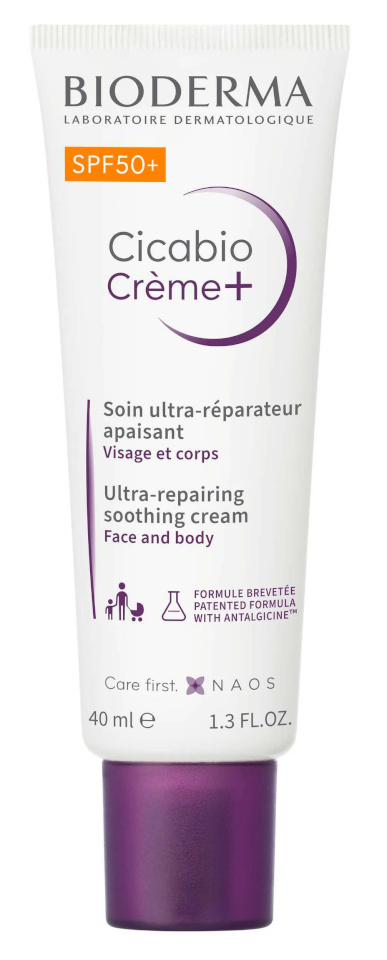Bioderma kehakreem Cicabio Creme+ Ultra-Repairing Soothing Cream 40ml, unisex