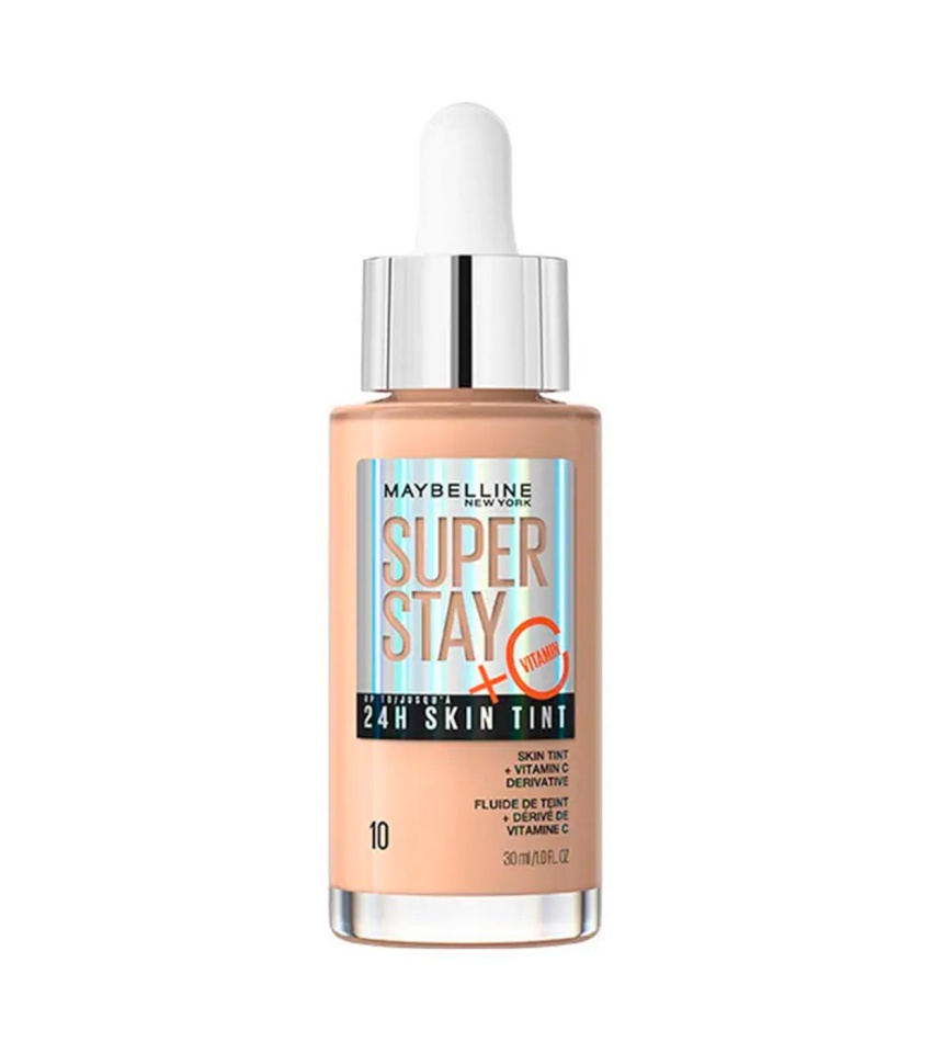 Maybelline jumestuskreem Superstay 24H Skin Tint + Vitamin C 30ml, 10, naistele