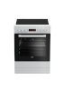 Beko keraamiline pliit FSE67300GW Ceramic Cooker, valge
