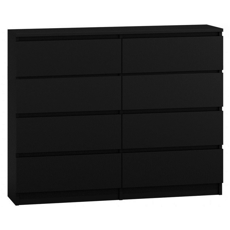 Top E Shop kummut M8 120 must chest of drawers