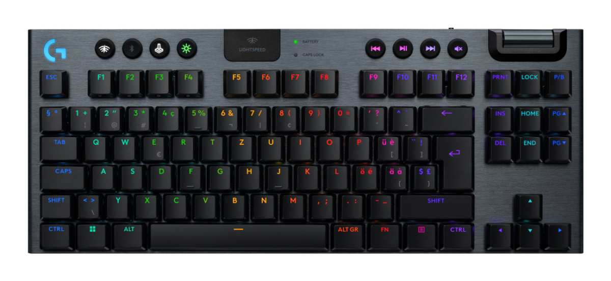 Logitech klaviatuur LOGITECH G915 X LIGHTSPEED TKL Wireless Gaming KB must DE