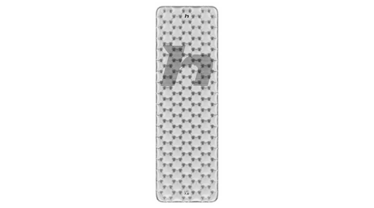 Hannah Outdoor õhkmadrats Lit 7.0 isetäituv, 189 x 59 x 7 cm, hõbedane