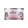 Ollo kassitoit Cat nr 2 Tuna & Chicken with Salmon in Broth, 70g