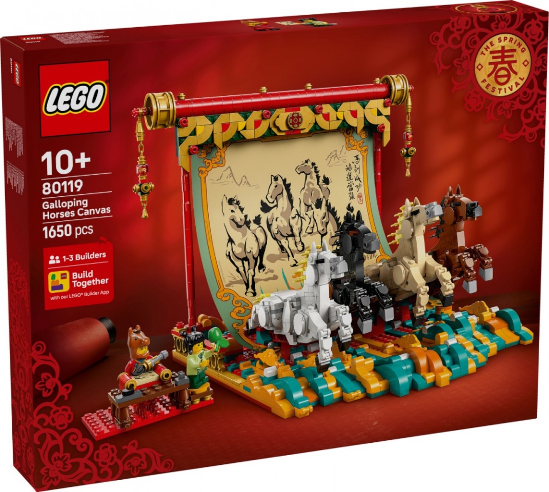 Lego klotsid Bricks 801189 Galloping Horses Canvas