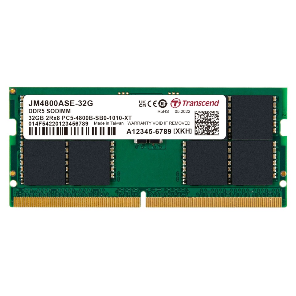 Transcend mälu Transcend JetRAM DDR5 4800 32GB SO-DIMM
