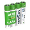 Ansmann akud 1x4 NiMH Micro AAA Typ 600 min.550mAh 1311-0022