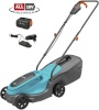 Gardena akutoitega muruniiduk PowerMax 30/18V P4A Cordless Lawn Mower, hall/sinine