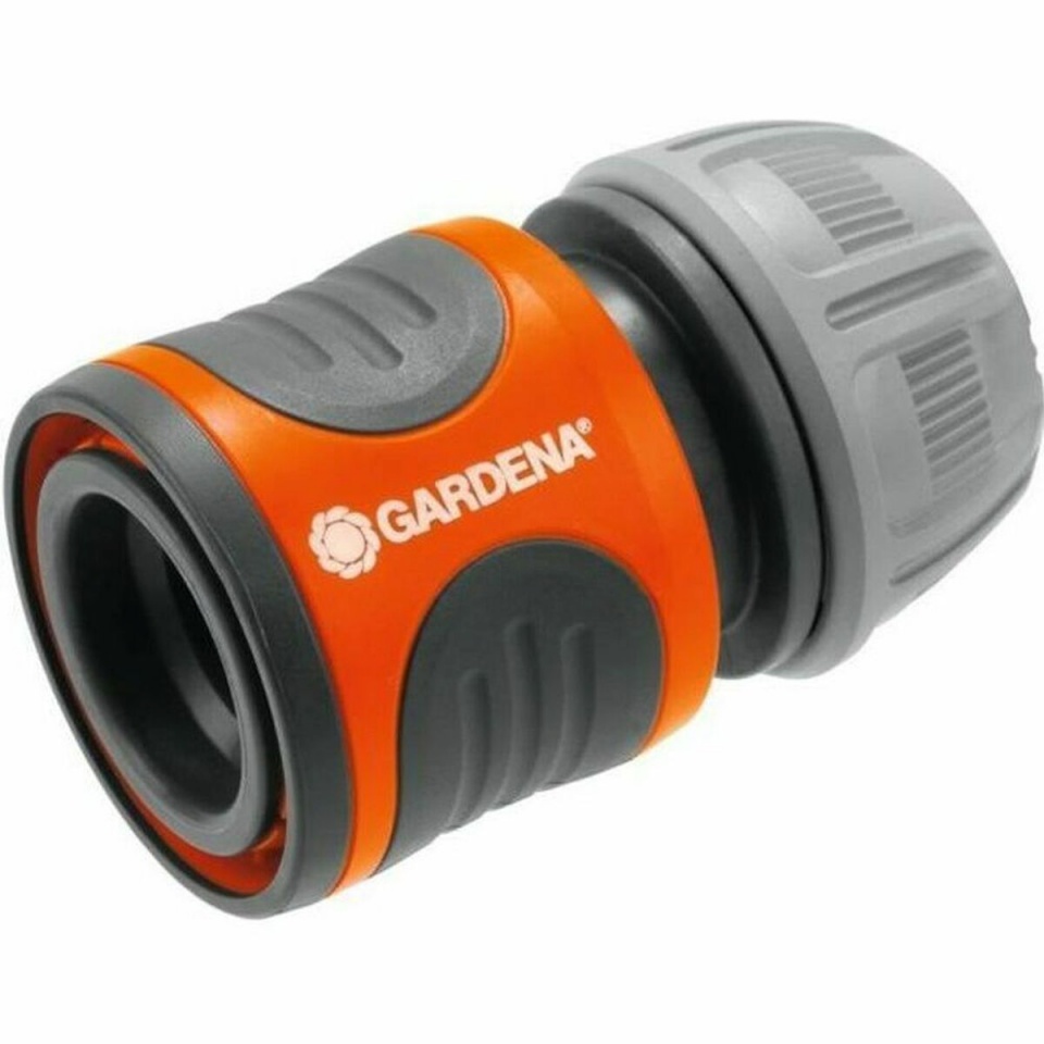 Gardena otsik 18215-20 Hose Connector 13mm (1/2") - 15mm (5/8"), hall/oranž