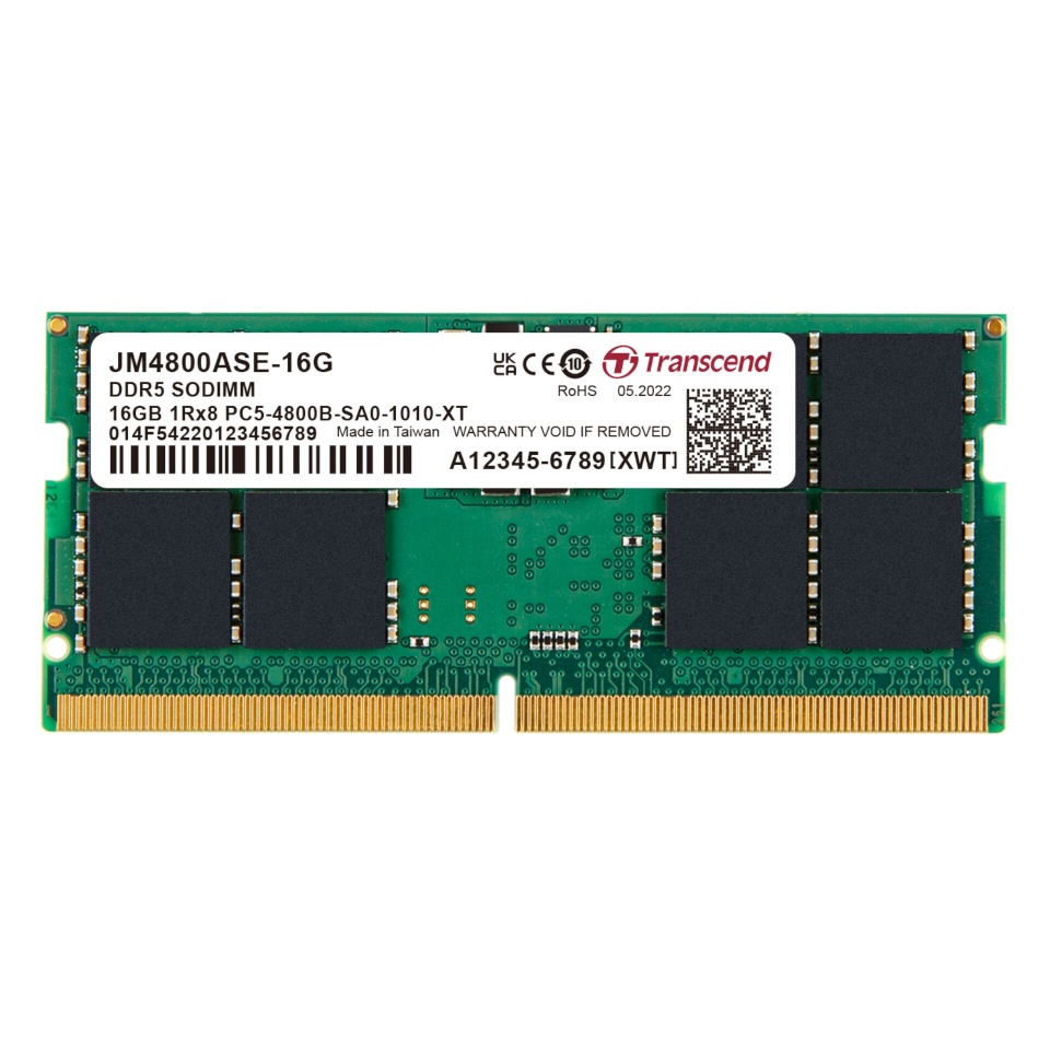 Transcend mälu Transcend JetRAM DDR5 4800 16GB SO-DIMM