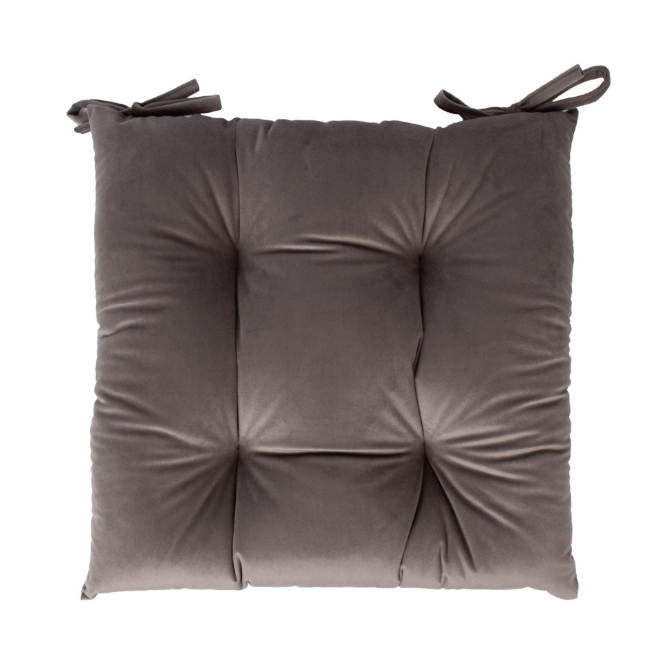 H4Y toolipadi Velvet New, 40x40cm, taupe