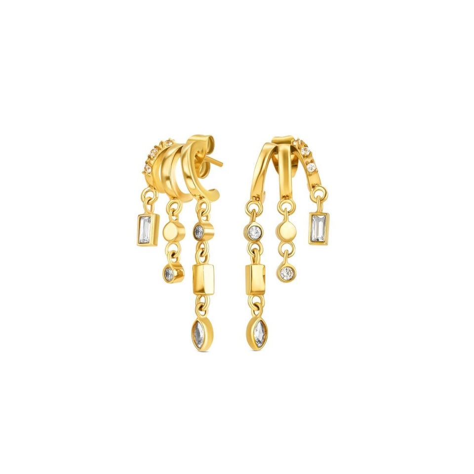 One Jewels naiste kõrvarõngad OJEEP51G kuldne