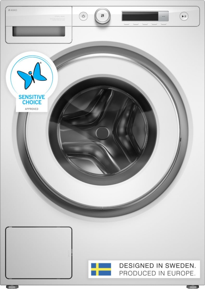 Asko pesumasin W3096CW Washing Machine, 9kg, 1600 p/min, valge