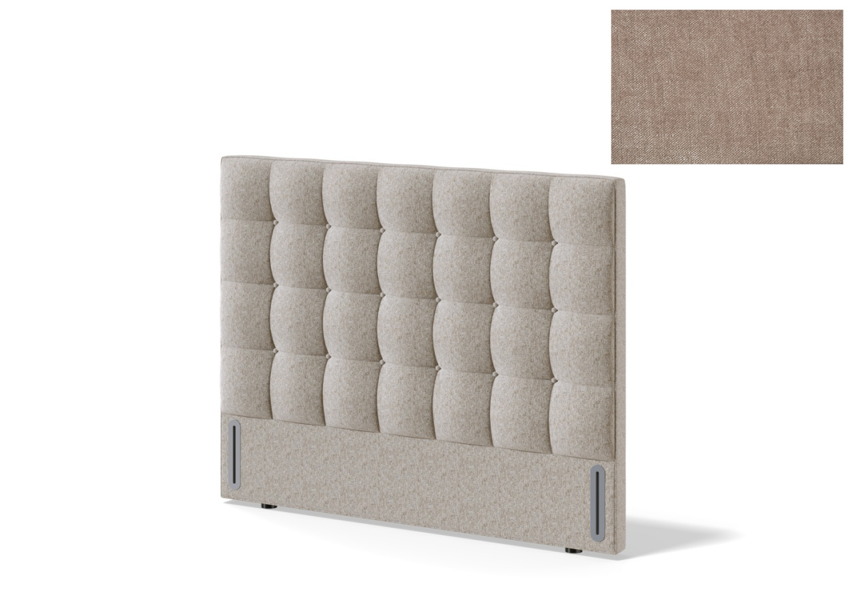 Sleepwell voodiots RED/BLACK BLOCKELIS, 141x14x126.5cm, BOLSHOI beež